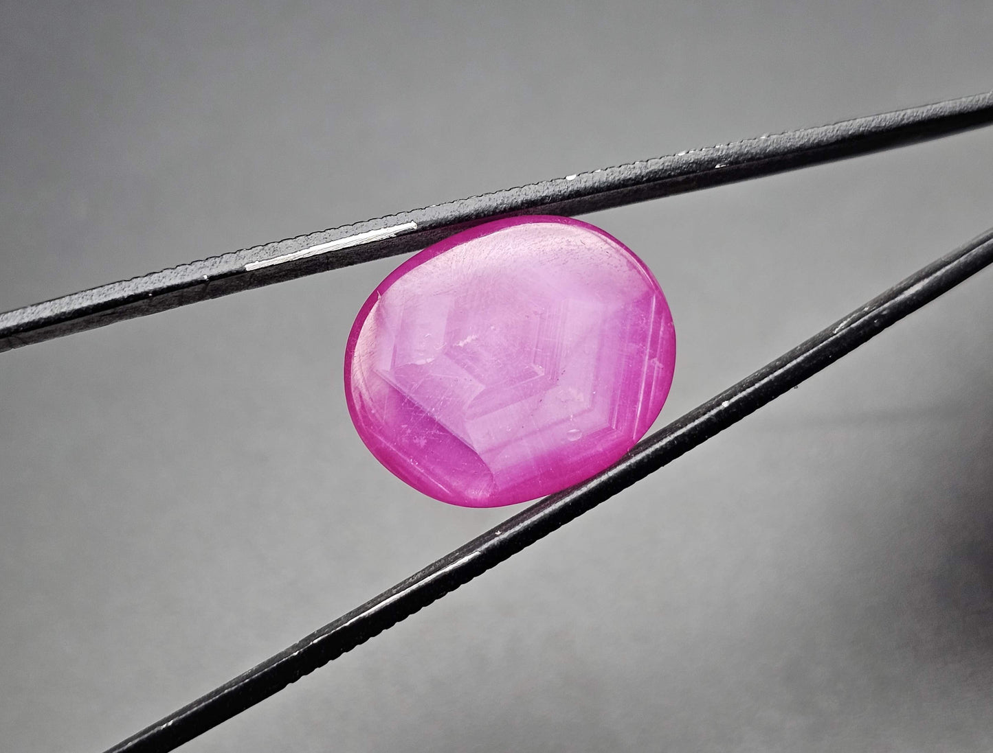 49.53 Carats Natural Johnson Mine Pinkish Red Star Ruby 22.96 x 17.53 x 10.13 mm