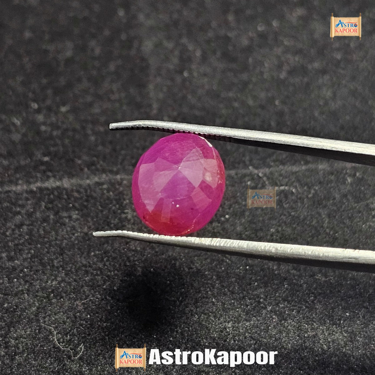 9.55 Carats Natural Purplish Red Ruby 13.02 x 10.79 x 6.50 mm