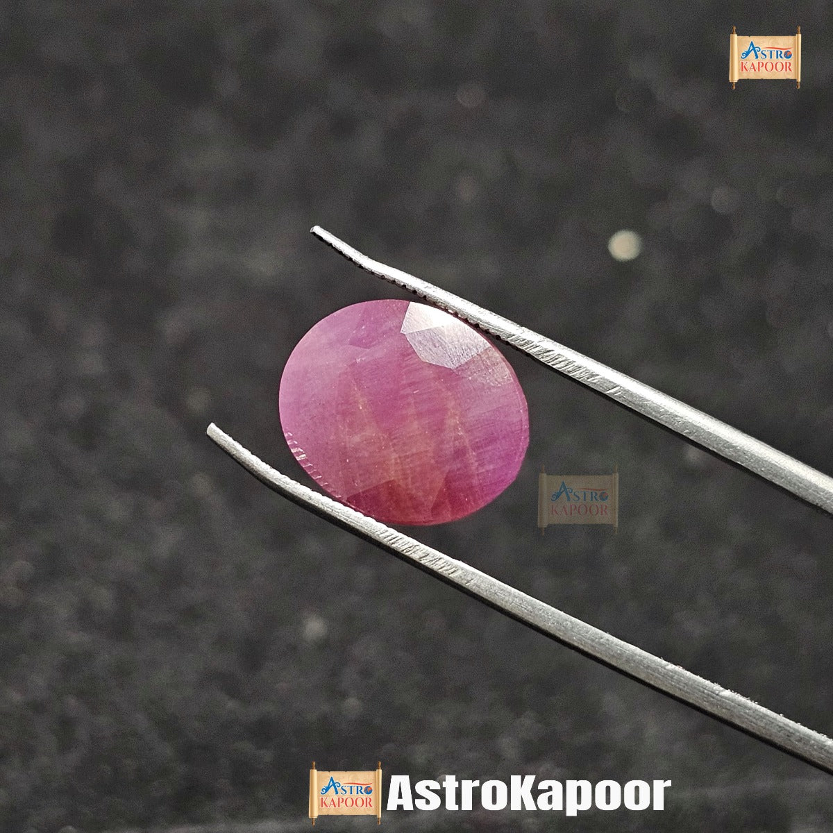 11.27 Carats Natural Purplish Red Ruby 13.76 x 11.48 x 6.68 mm
