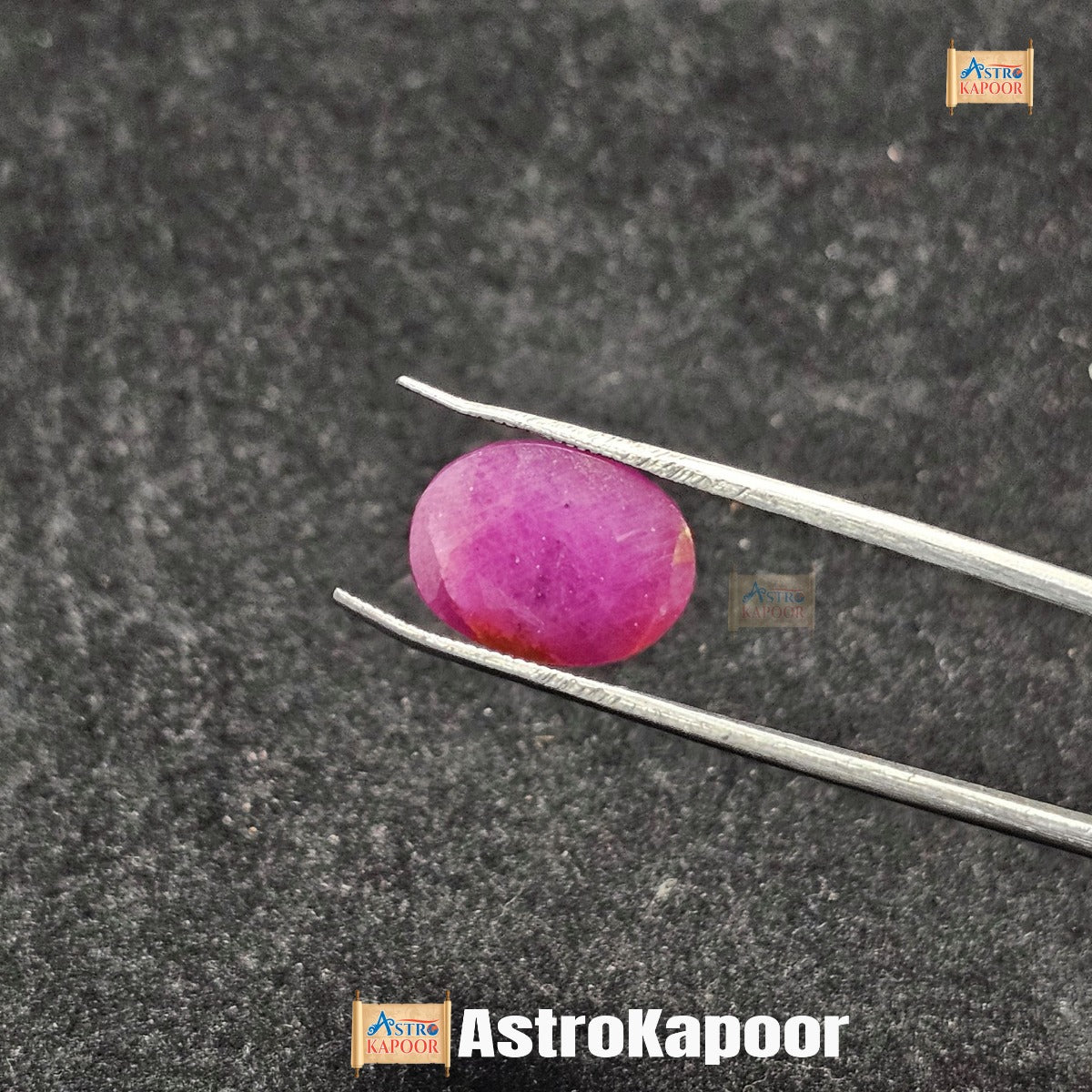 9.54 Carats Natural Purplish Red Ruby 14.17 x 10.09 x 5.59 mm
