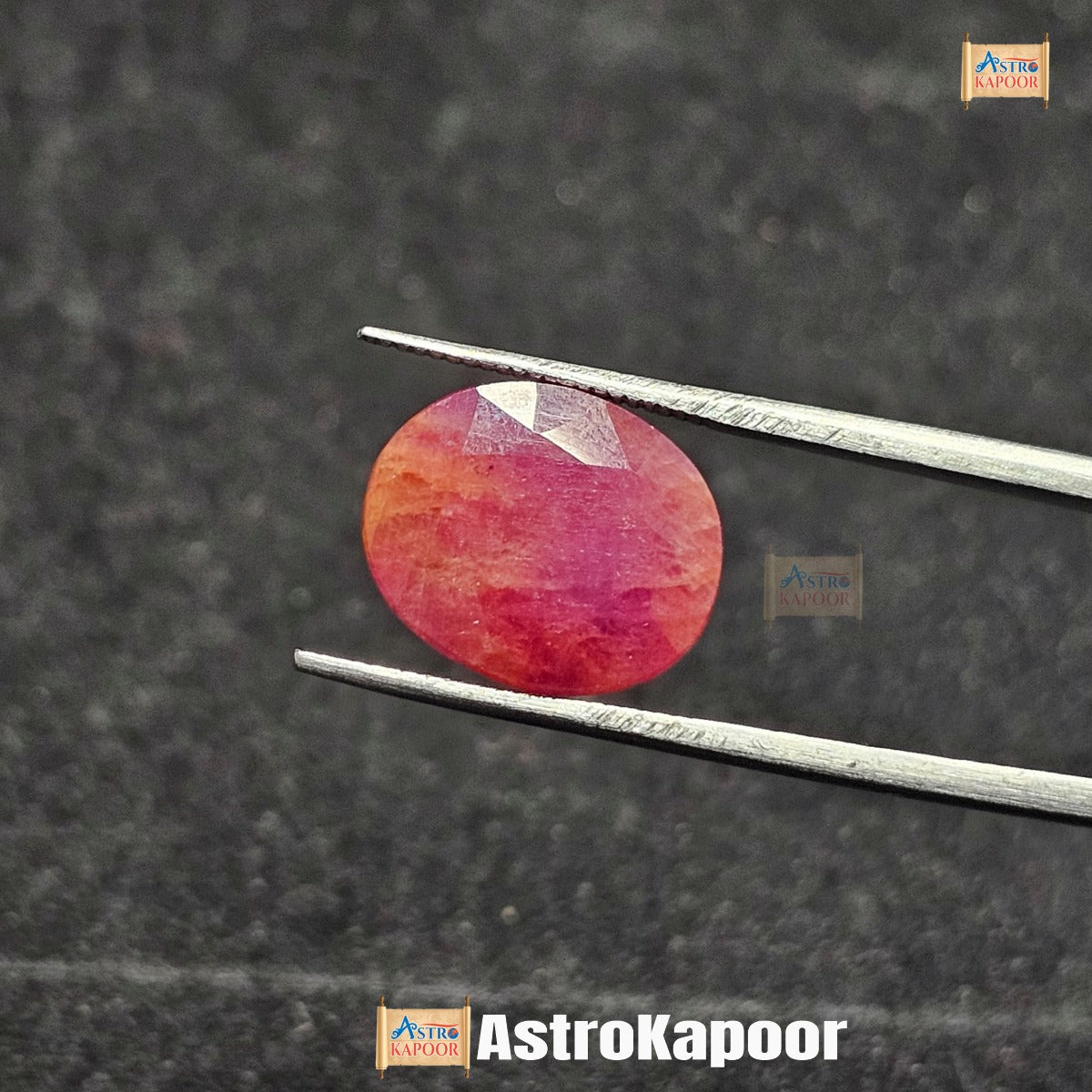 9.51 Carats Natural Brownish Red Ruby 13.80 x 11.45 x 6.15 mm