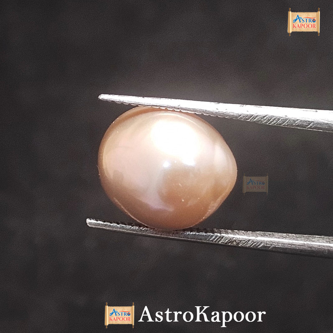 9.92 Carats Natural Purple Pearl 12.52 x 10.53 x 10.62 mm