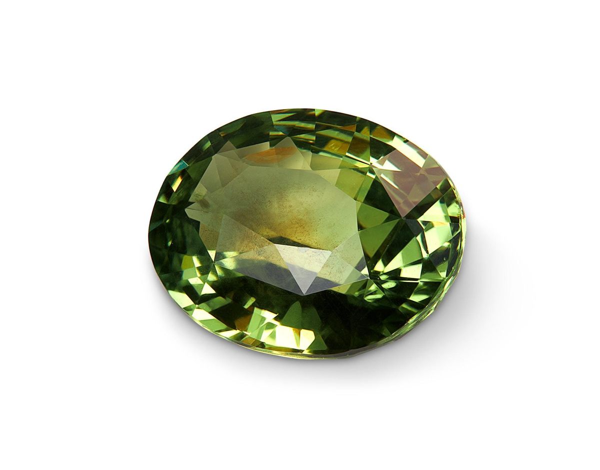 Olive sapphire Gemstone