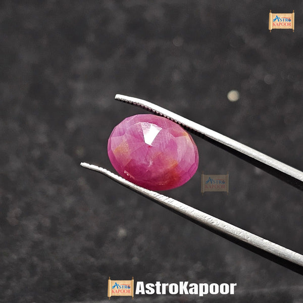 11.27 Carats Natural Purplish Red Ruby 13.76 x 11.48 x 6.68 mm