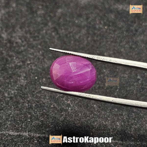 9.07 Carats Natural Purplish Red Ruby 13.45 x 10.51 x 5.52 mm