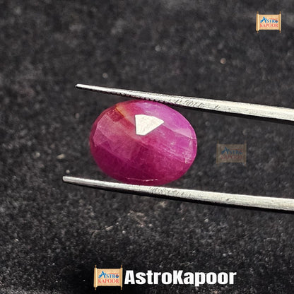 9.59 Carats Natural Brownish Red Ruby 13.85 x 11.20 x 6.57 mm