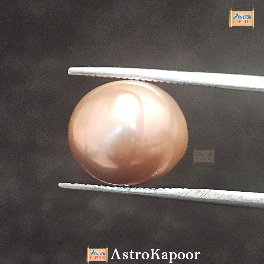 9.92 Carats Natural Purple Pearl 12.52 x 10.53 x 10.62 mm
